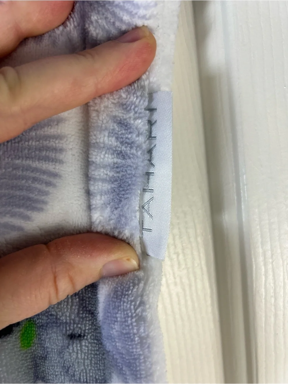 Tahari Koala Bear Baby Blanket Gray White Green Leaves Plush Lovey Bow Tie